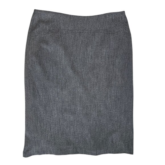 Mario Serrani Grey Tweed Pencil Skirt Size 10 - Picture 1 of 4